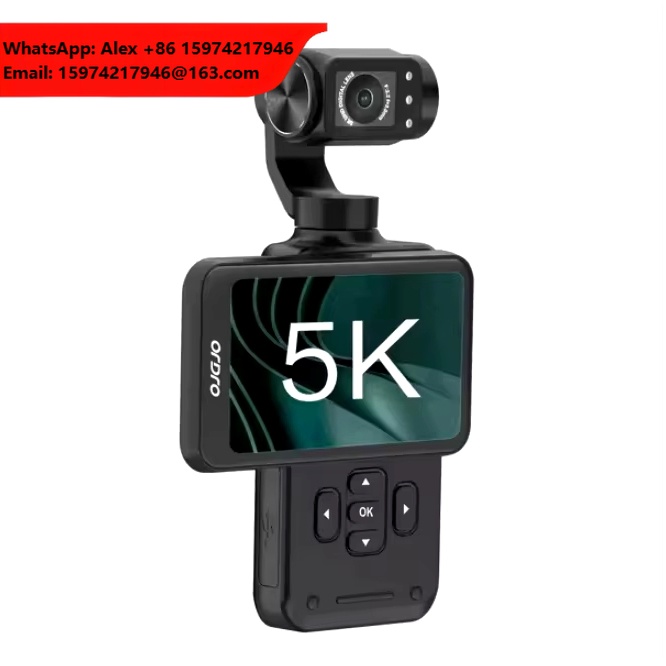 Handheld Stabilizer Gimbal - ORDRO M5 ハンドヘルドポケットデジタルカメラ 5Kビデオカメラ 3軸ジンバルスタビライザー 顔追跡