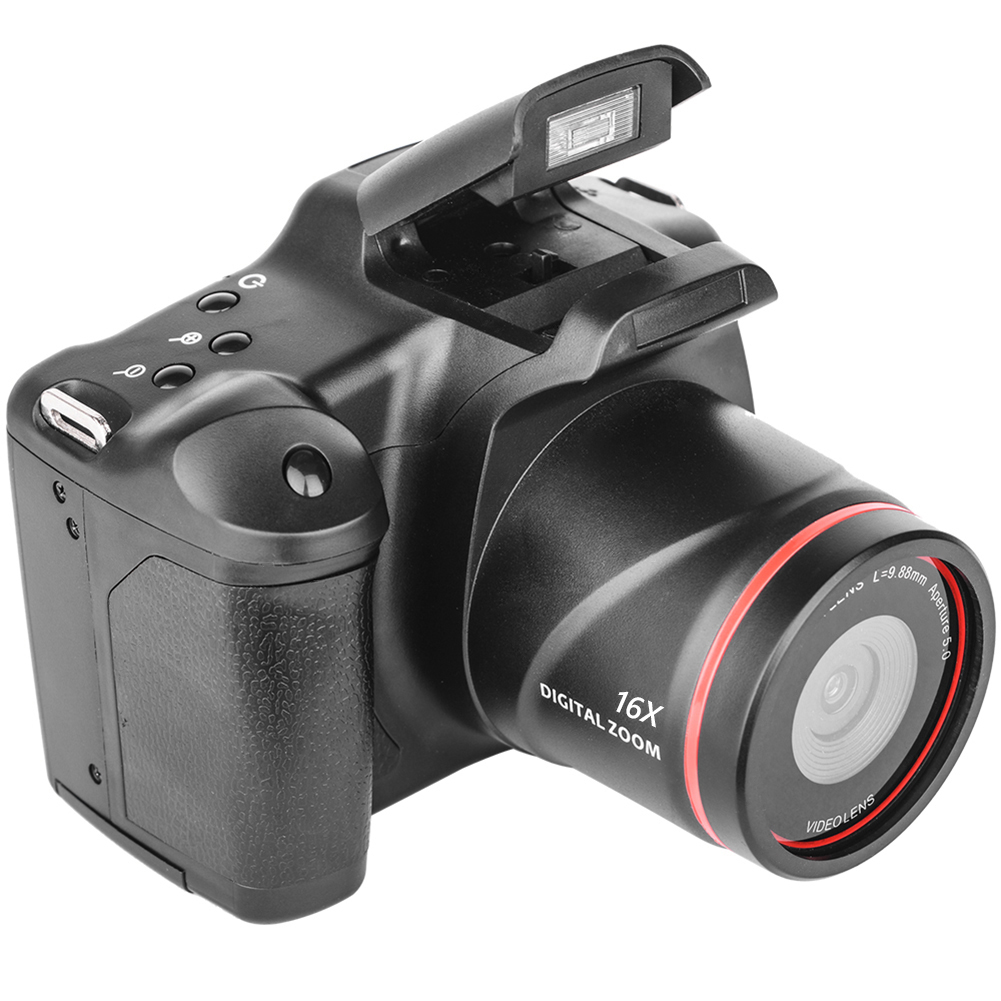 Photography Word - 1080P 16MPビデオカメラ 16倍ズーム ブロギングカメラ 2.4インチLCDスクリーン搭載 ビデオレコーダー