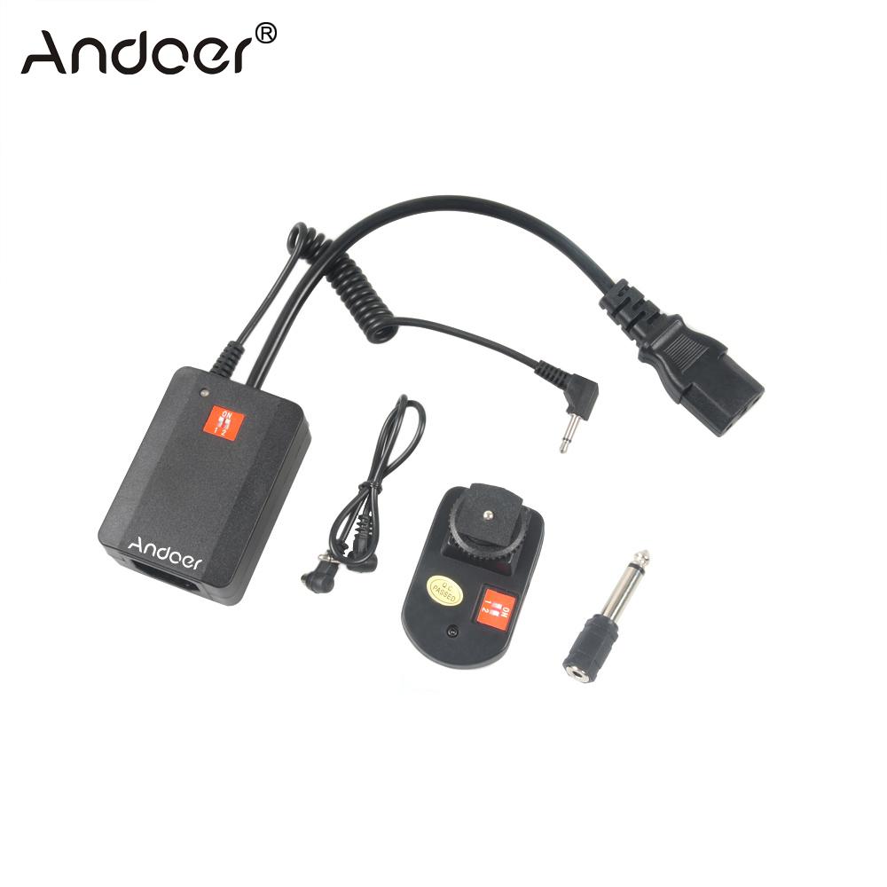 Strobe Light Studio - Andoer-ワイヤレススタジオフラッシュトリガー、ユニバーサル、ac 04、4チャンネル、canon、Nikon、Sony DSLRカメラ用ラジオ、ストロボフラッシュトリガー