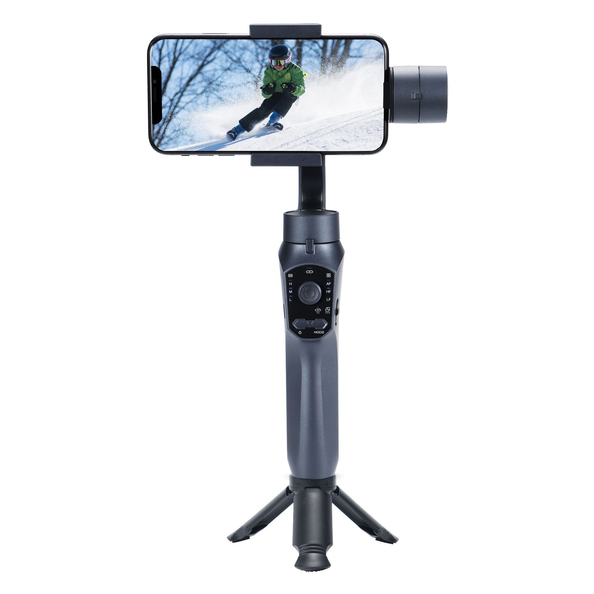 Handheld Stabilizer Gimbal - F10 PRO ハンドヘルドモバイルフォン 3軸ジンバルスタビライザー 手ブレ補正 ライブ配信用スタビライザーシャフト