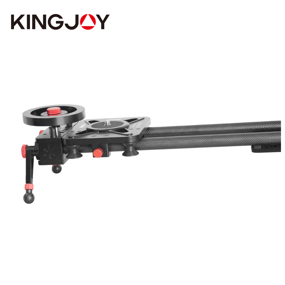 Camera Slider Rail - Kingjoy カーボンファイバー DSLR ビデオカメラスタビライザーレールトラック延長長スライダー VM-S80B