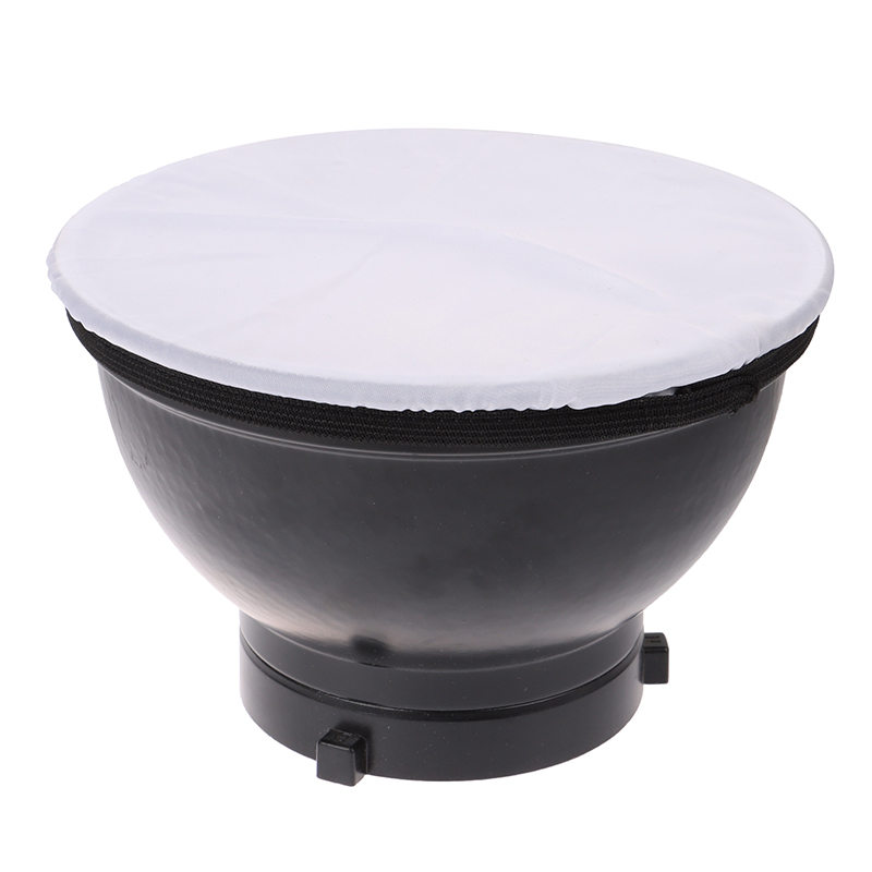 Strobe Light Studio - 写真用ライト付きソフトディフューザークロス,スタジオ用の標準ストロボリフレクター,18cm