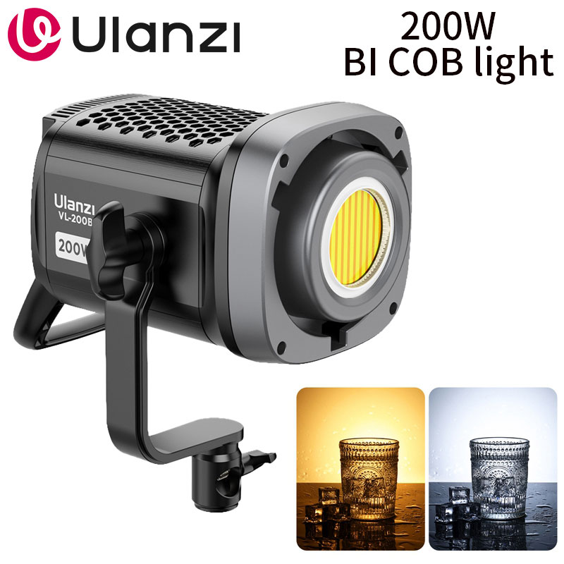 Strobe Light Studio - Ulanzi-バイカラーLEDビデオライト,調光可能,連続,ワイヤレス,アプリ制御,ライブ,ホームスタジオ,商業写真