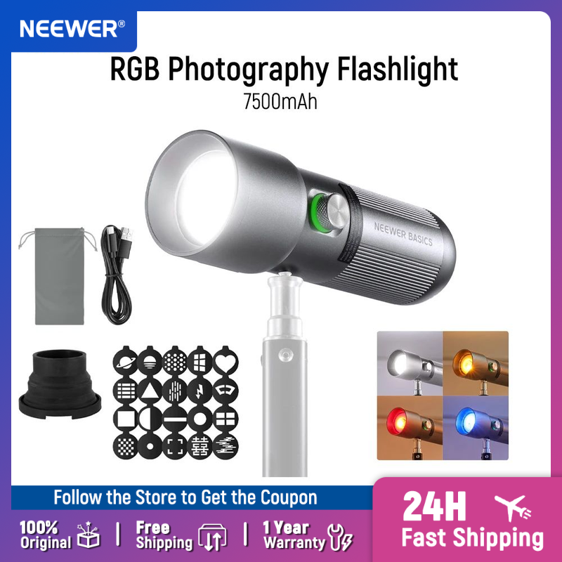 Strobe Light Studio - NEEWER BASICS FL10 LED 写真懐中電灯 4
