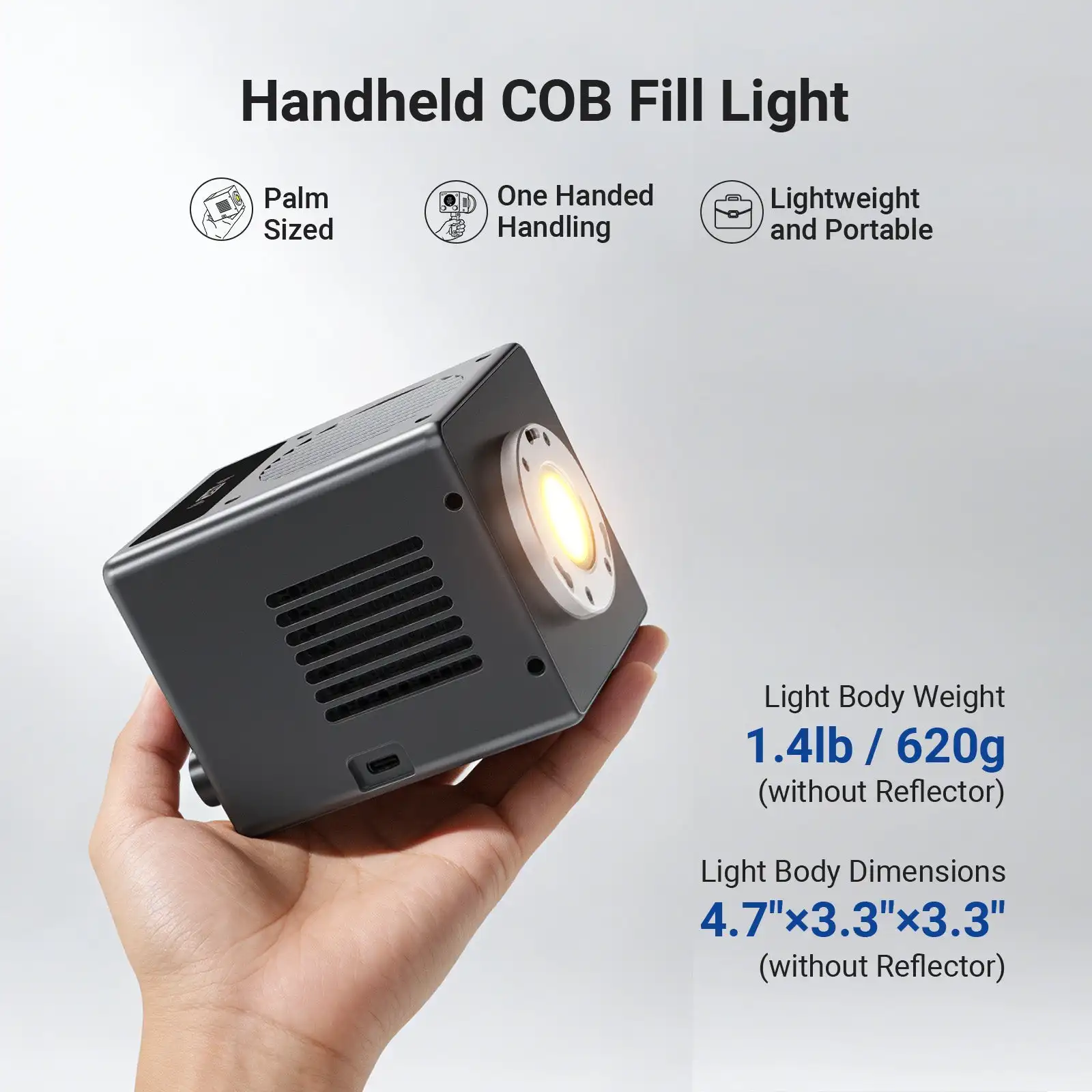 Strobe Light Studio - NEEWER HB60B 60W LEDビデオライト 2700-6500K ライブプロフェッショナルフィルライト