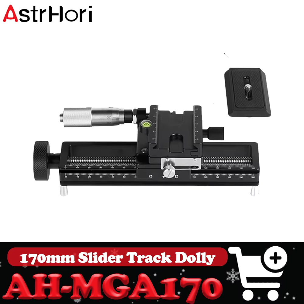 Camera Slider Rail - AstrHori AH-MGA170 170mm カメラ マクロフォーカシングレール スライダートラック