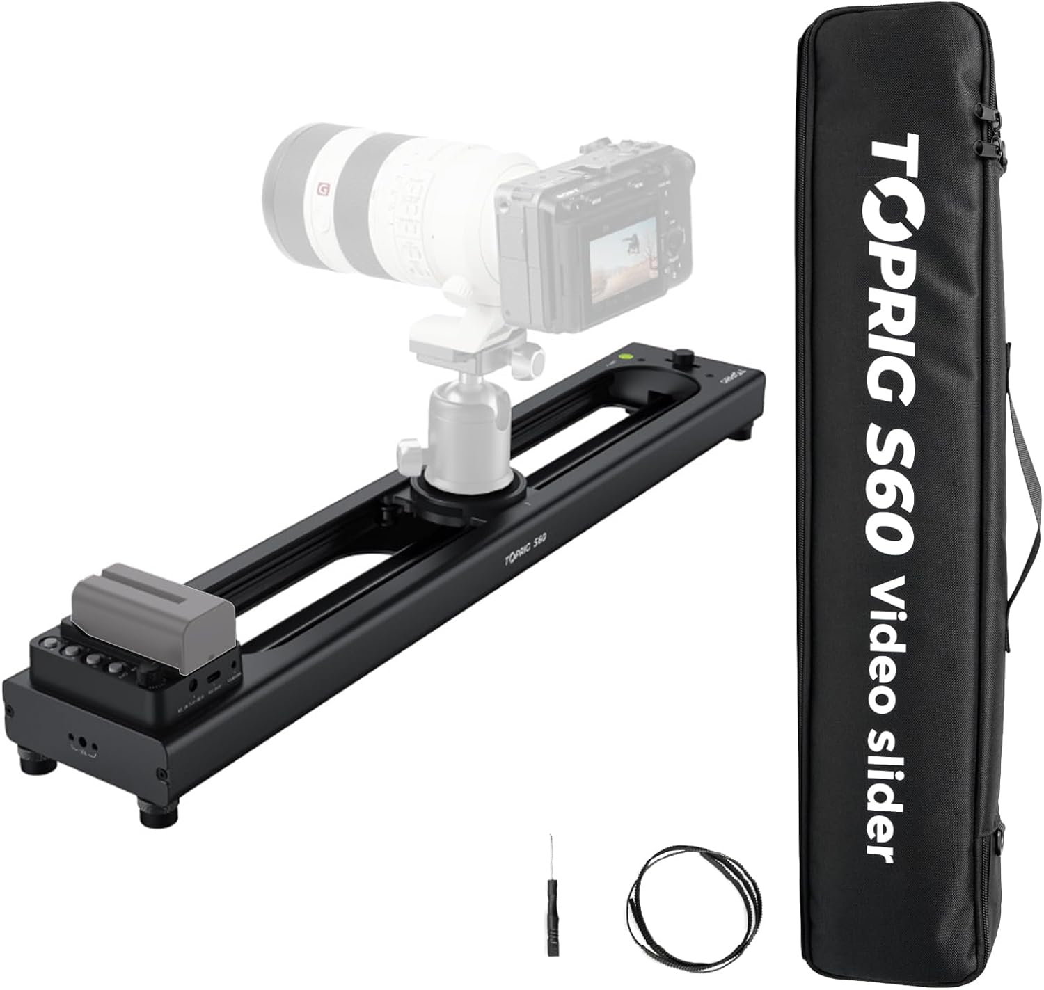Camera Slider Rail - Accsoon Toprig S40 モータライズドスライダー ワイヤレスコントロール カーボンファイバー