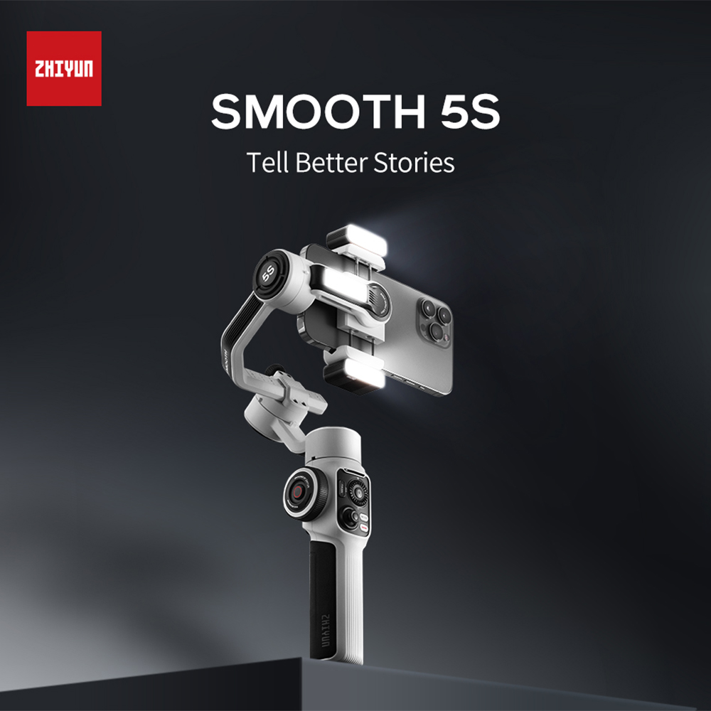 Zhiyun Smooth 5S Combo 3軸スマホ用手 - Handheld Stabilizer Gimbal のレビューと価格