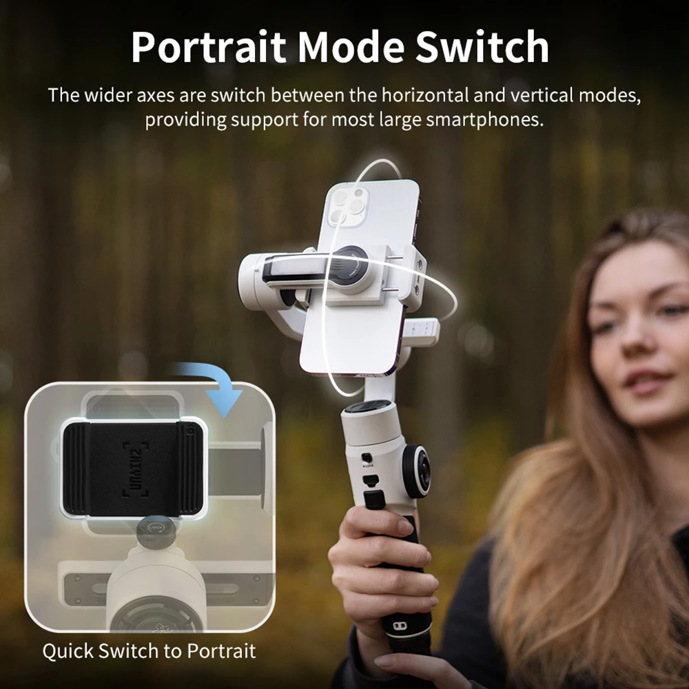 新型Zhiyun Smooth 5s 3軸ハンドヘルドジンバ - Handheld Stabilizer Gimbal のレビューと価格