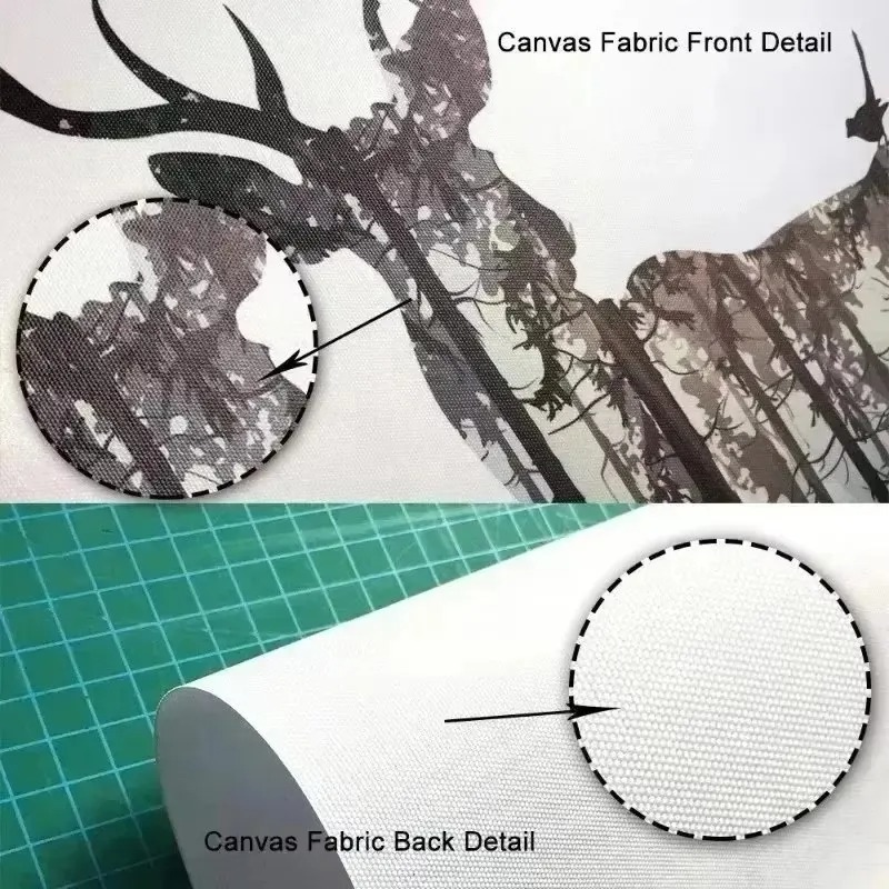 1pc フレームレスキャンバス絵画興味深くてユーモラスな動物 - Photography Interest のレビューと価格