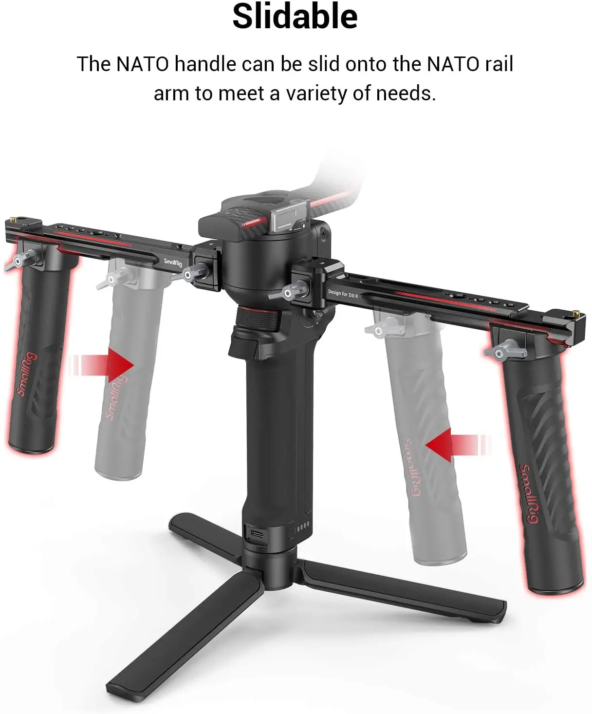 SmallRig 3027 調整可能なデュアルハンドグリップ - Handheld Stabilizer Gimbal のレビューと価格