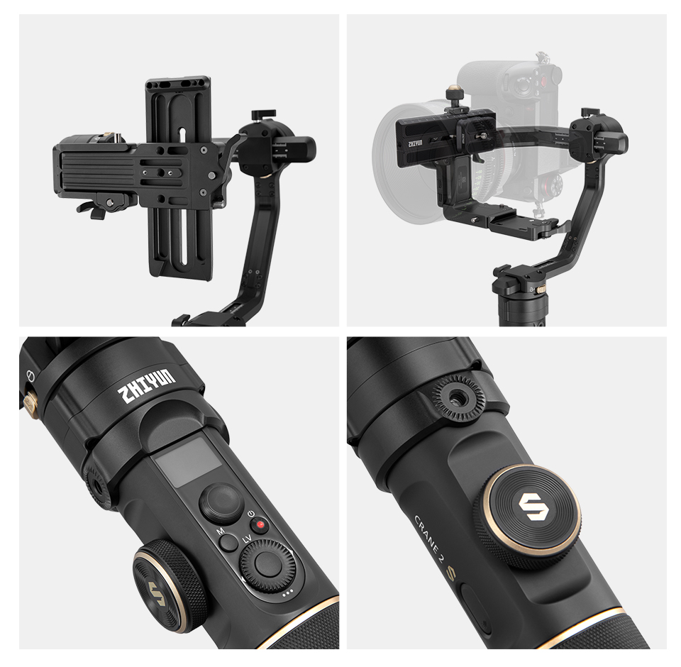 Zhiyun Crane 2S 3軸ハンドヘルドジンバルスタ - Handheld Stabilizer Gimbal のレビューと価格