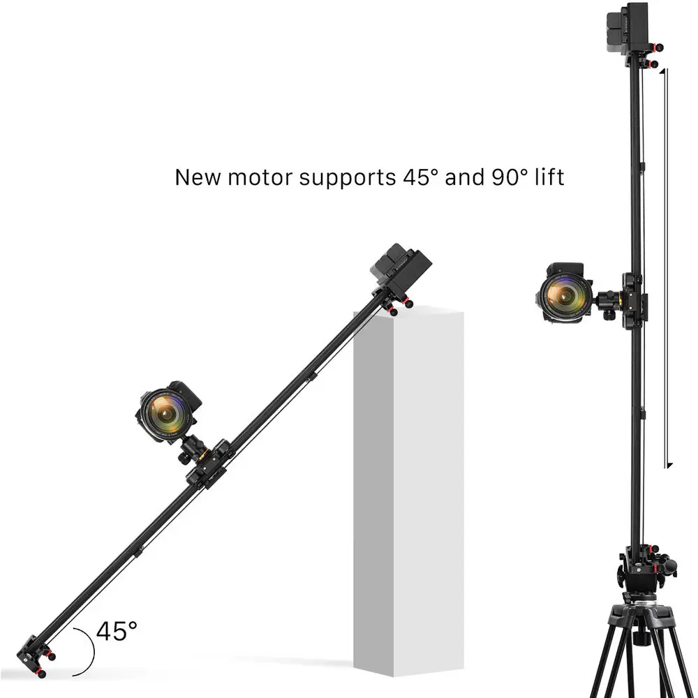 GVM GT-120WD 47インチ電動ドリーカメラスライダ - Camera Slider Rail のレビューと価格