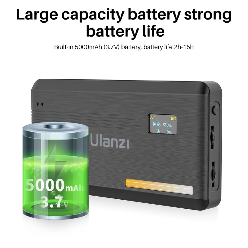 Ulanzi VL200 ソフト二色 LED ビデオライト充 - Strobe Light Studio のレビューと価格