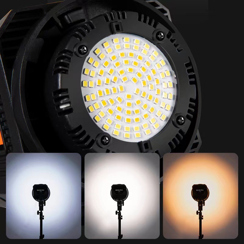 300W サンランプ LED ビデオライト 調光可能 Bow - Strobe Light Studio のレビューと価格