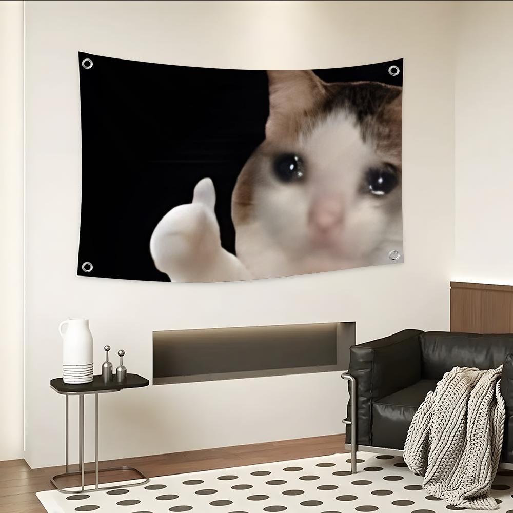 興味深い猫の写真撮影用フラグ、カスタムキャンプ、屋外、庭、部 - Photography Interest のレビューと価格