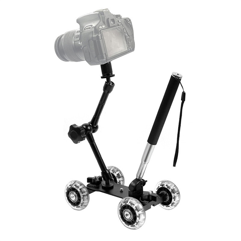 モバイルローリングスライディングドルリースタビライザースケー - Camera Slider Rail のレビューと価格