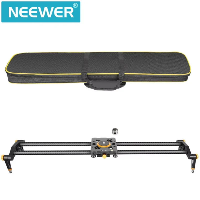 Neewer 39.4インチ/100cm カーボンファイバー - Camera Slider Rail のレビューと価格