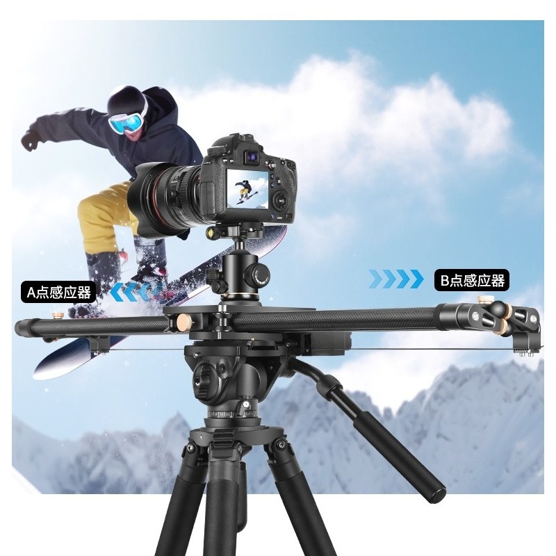 プロ仕様カーボンファイバー電動カメラスライダーレール、フォロ - Camera Slider Rail のレビューと価格