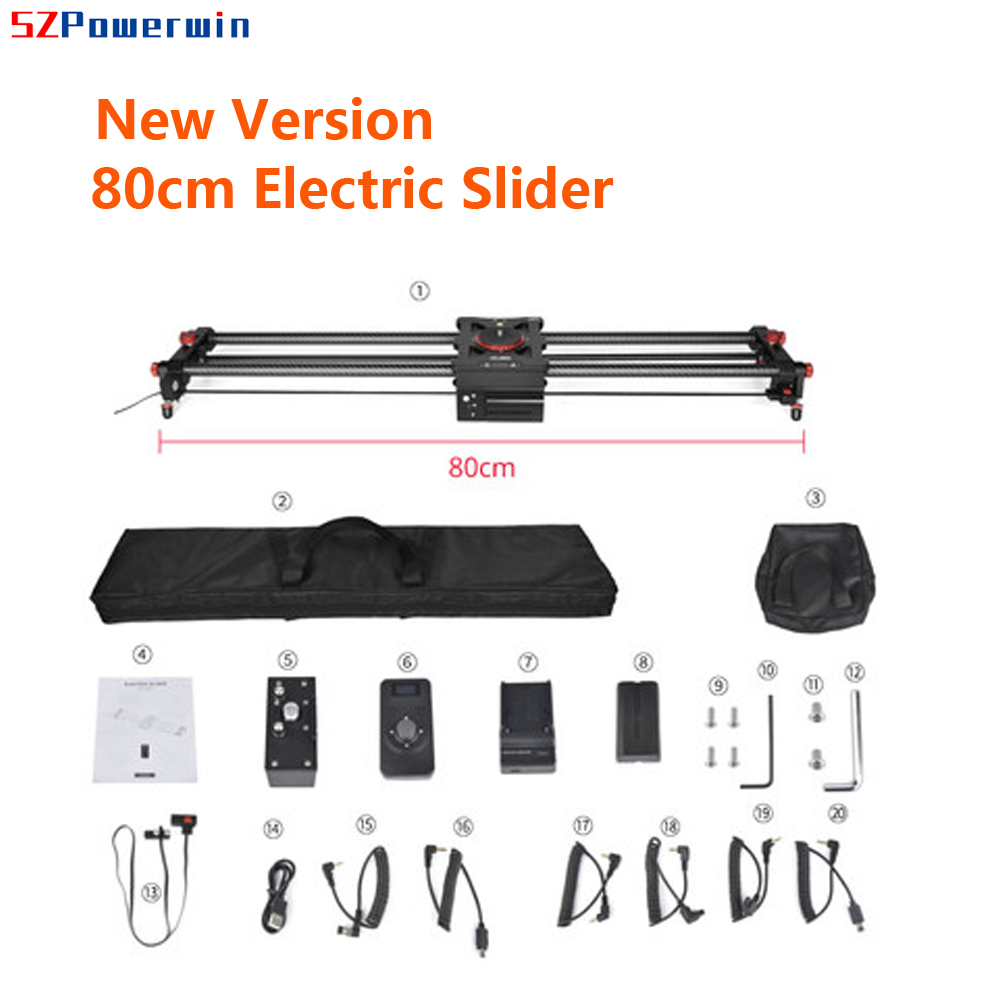 SZPowerwin 80CM プロフェッショナル電動カメラ - Camera Slider Rail のレビューと価格