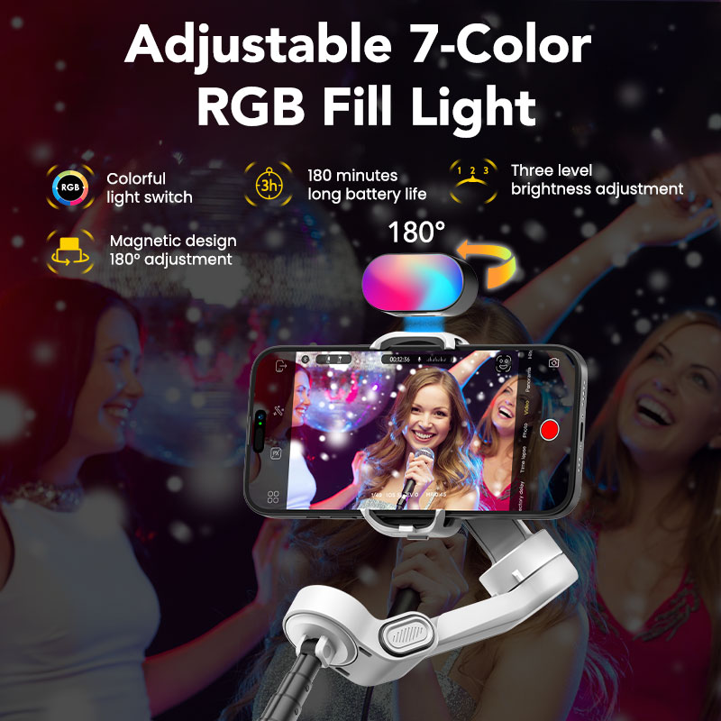 Aochuan Smart X2キット ホワイト 3軸ハンド - Handheld Stabilizer Gimbal のレビューと価格