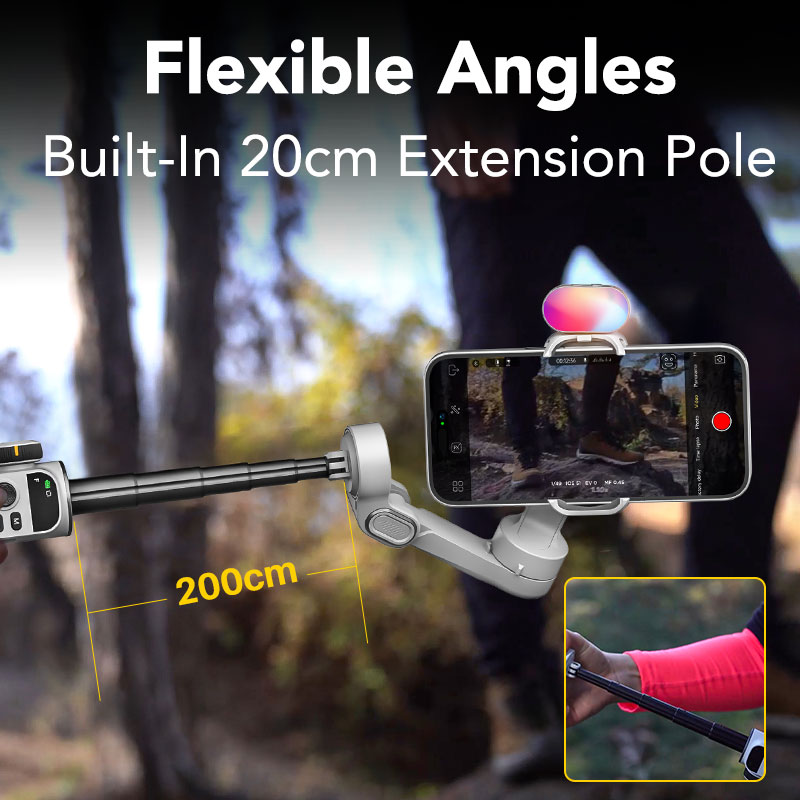 Aochuan Smart X2キット ホワイト 3軸ハンド - Handheld Stabilizer Gimbal のレビューと価格