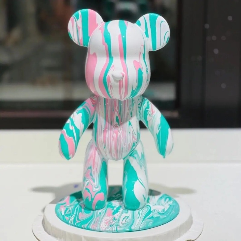 23 センチメートル DIY ペイント流体クマフィギュア手作 - Photography Desk のレビューと価格