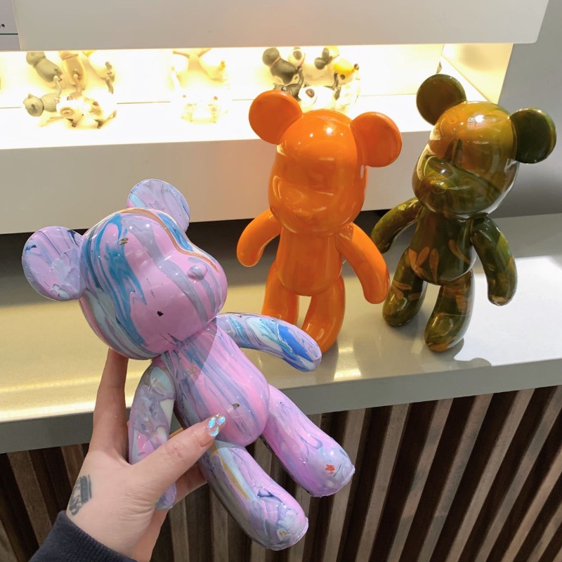 23 センチメートル DIY ペイント流体クマフィギュア手作 - Photography Desk のレビューと価格