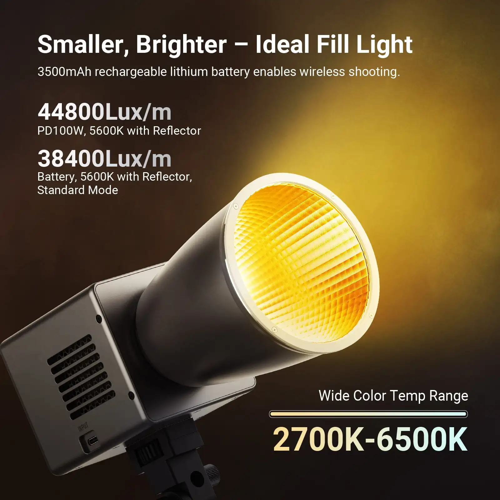 NEEWER HB60B 60W LEDビデオライト 270 - Strobe Light Studio のレビューと価格