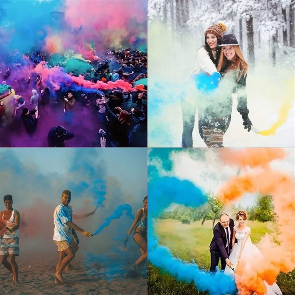 結婚式の霧スモークスティック小道具 カラフルな手持ち煙幕 雰 - Photography Interest のレビューと価格